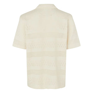 Samsoe Samsoe - Samartin Cotton Short Sleeve Shirt | Cream