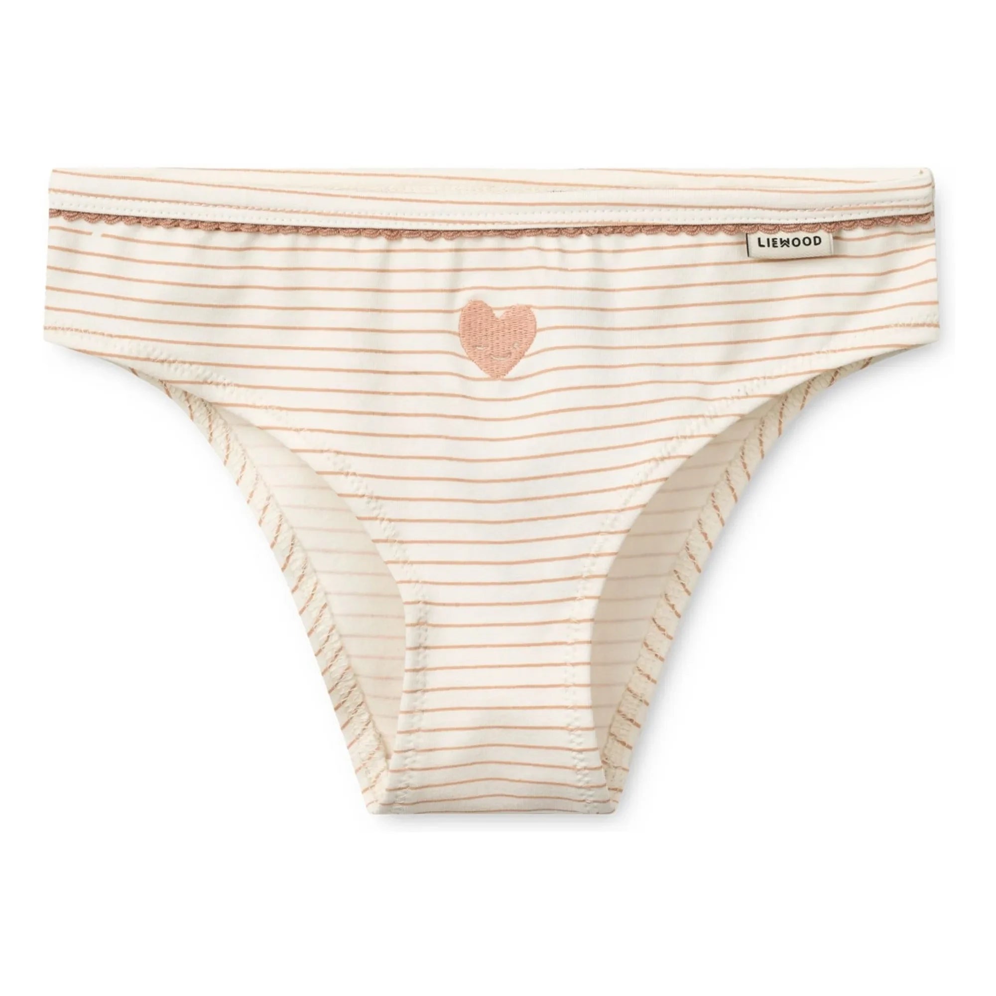 Liewood – 3er-Pack Aylin Bio-Baumwollunterhöschen mit Herzmuster | Rosa