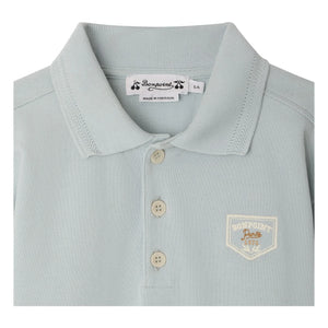 Bonpoint - Lorris organic cotton polo shirt | Light Blue