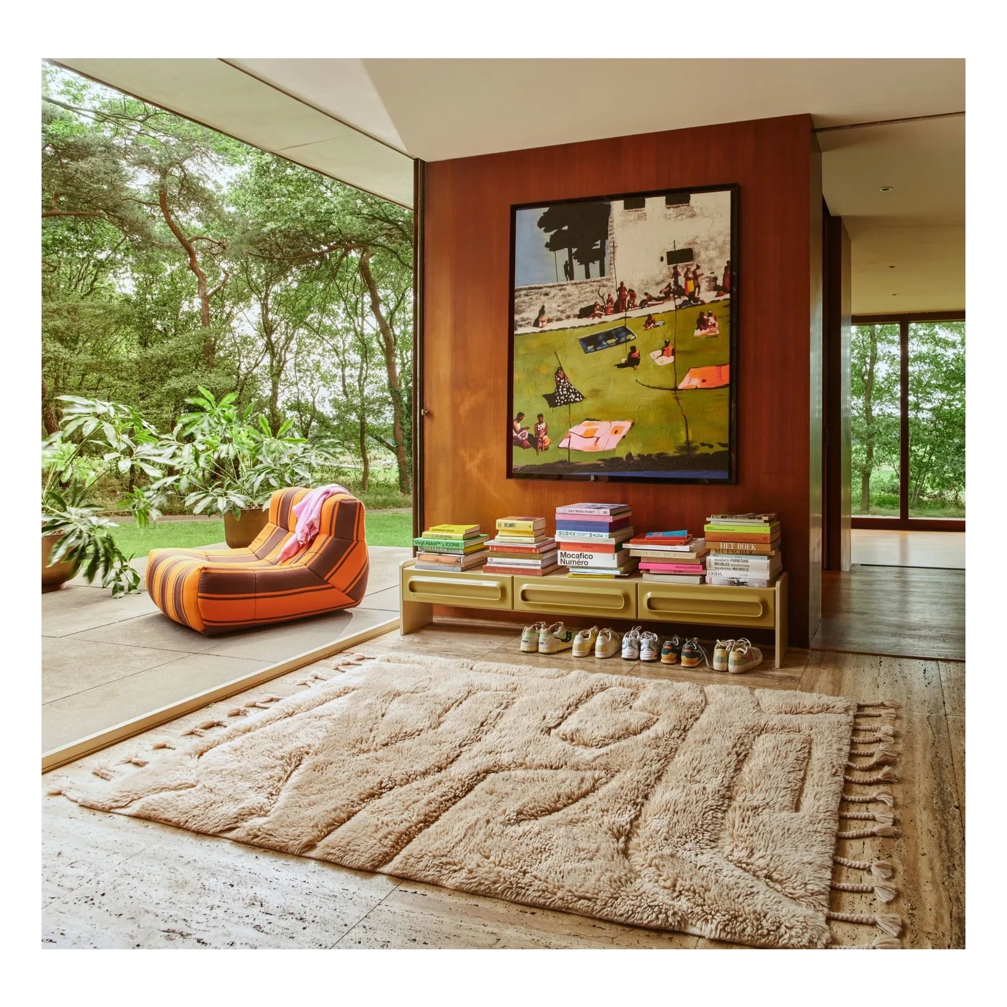 HKliving - Fauler Loungesessel | Orange