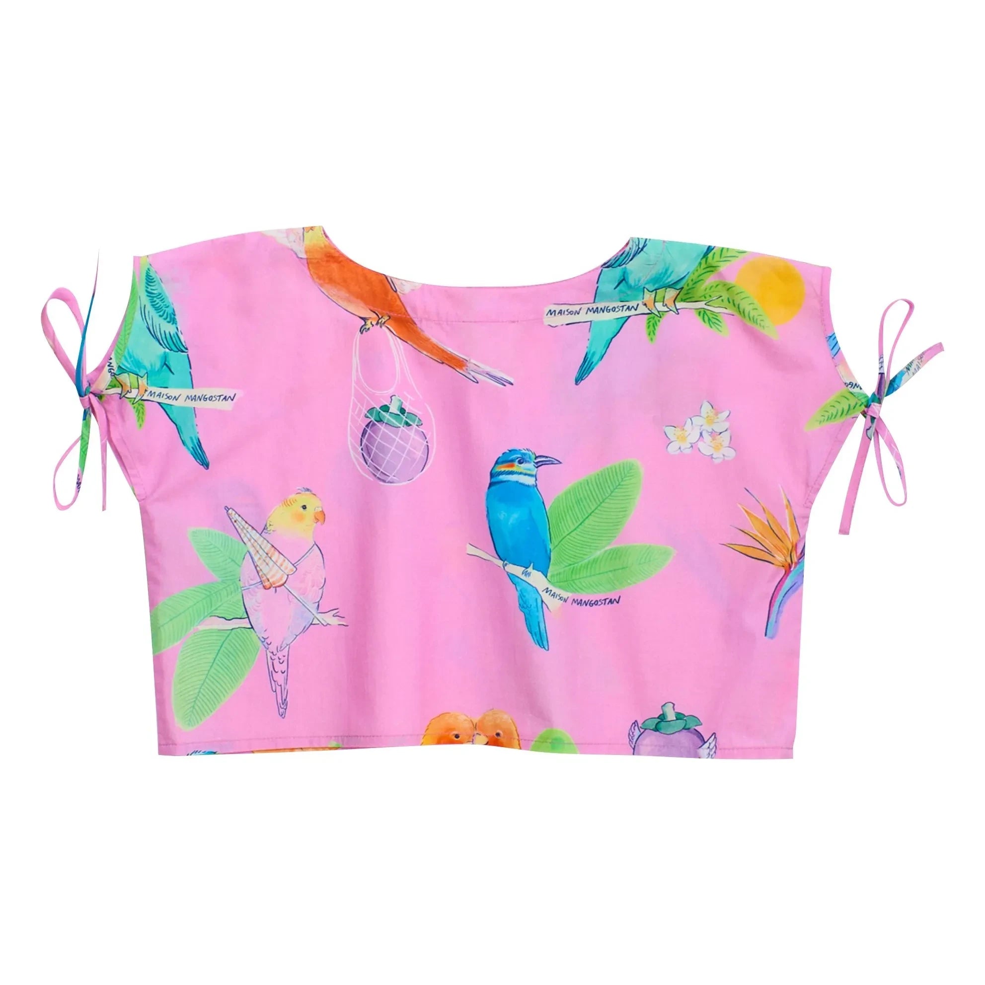 Maison Mangostan - Top Birds | Pink