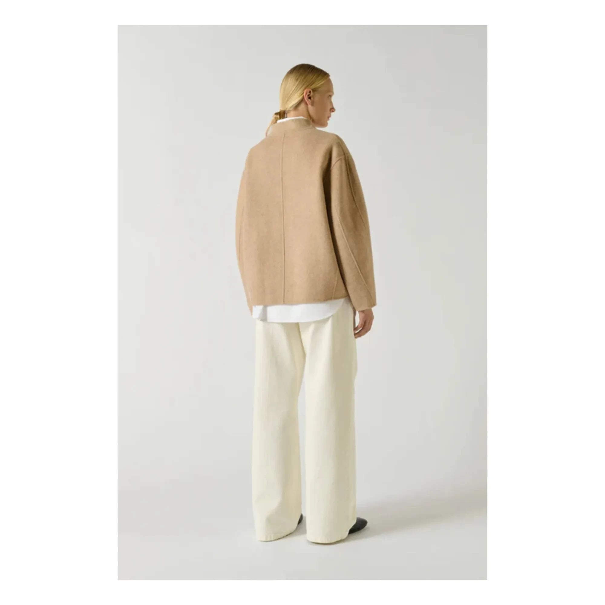Soeur - Windsor Wollmantel | Heather beige