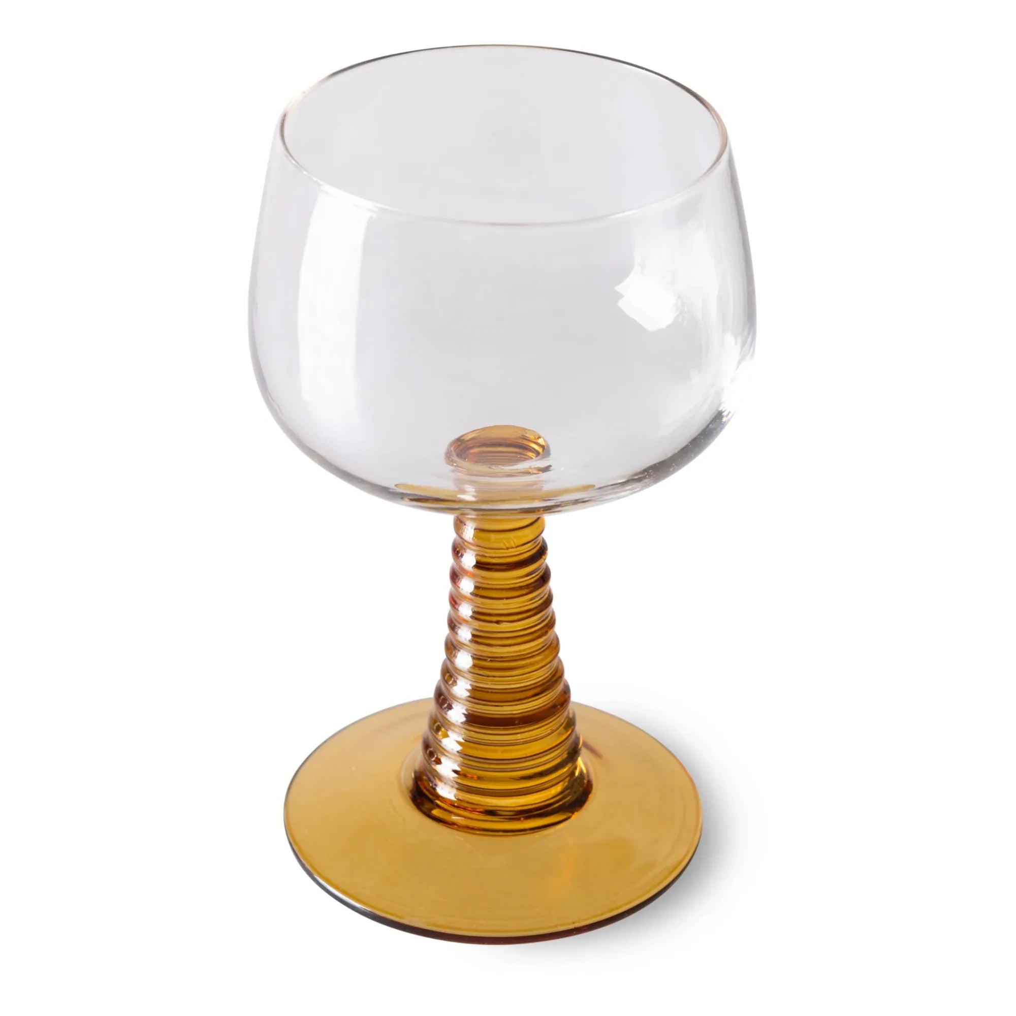 HKliving - Spiralförmiges Glas | Senf