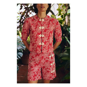 Maria de la Orden - Silene Cotton Shorts | Red