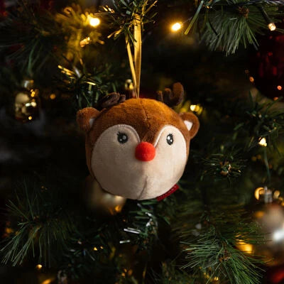 Legami - Rentier Plüschspielzeug Weihnachtsbaumdekoration - Oh-Oh-Ohrnaments