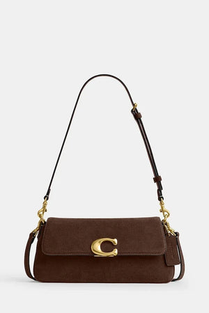 Coach kadın crossbody süet Suade Jet Shoulder Bag