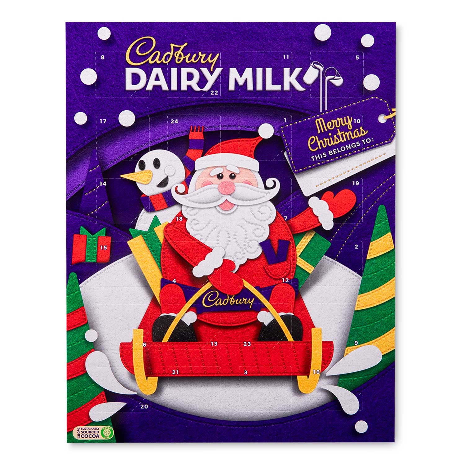 Cadbury - Yeni Yıl Çikolata Advent Hediye Paketi-Dinossi