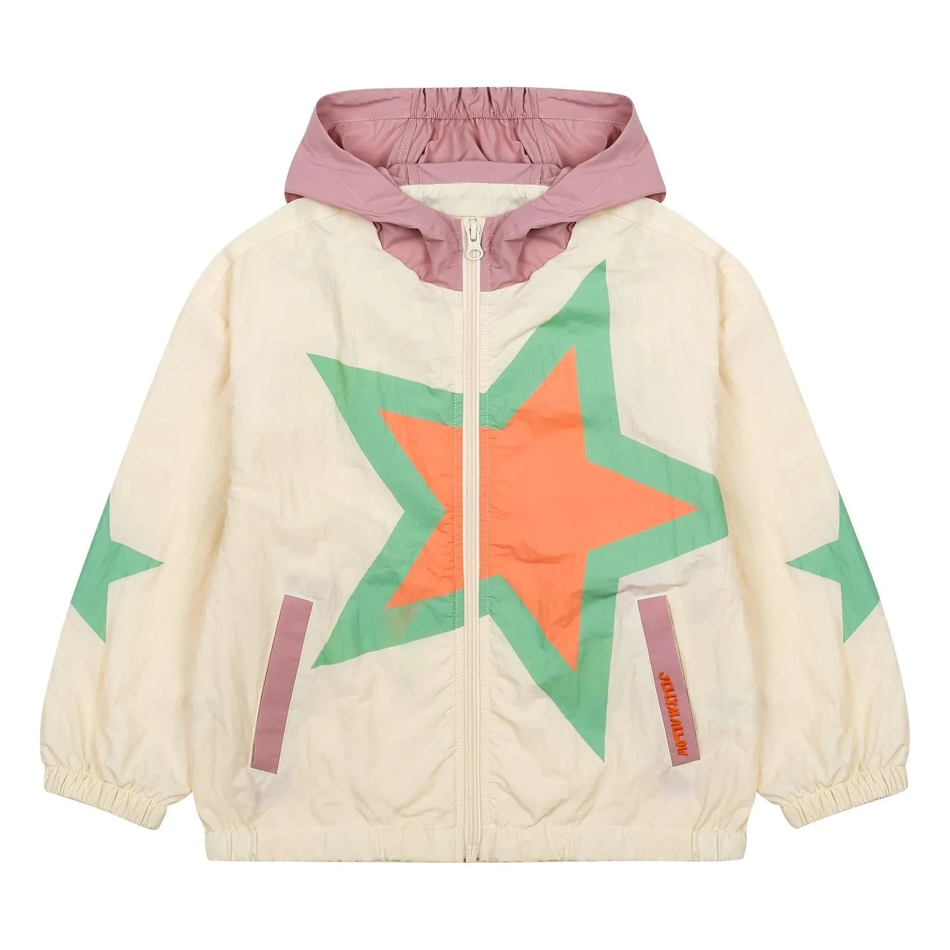 Jelly Mallow - Star Windbreaker | Ivory