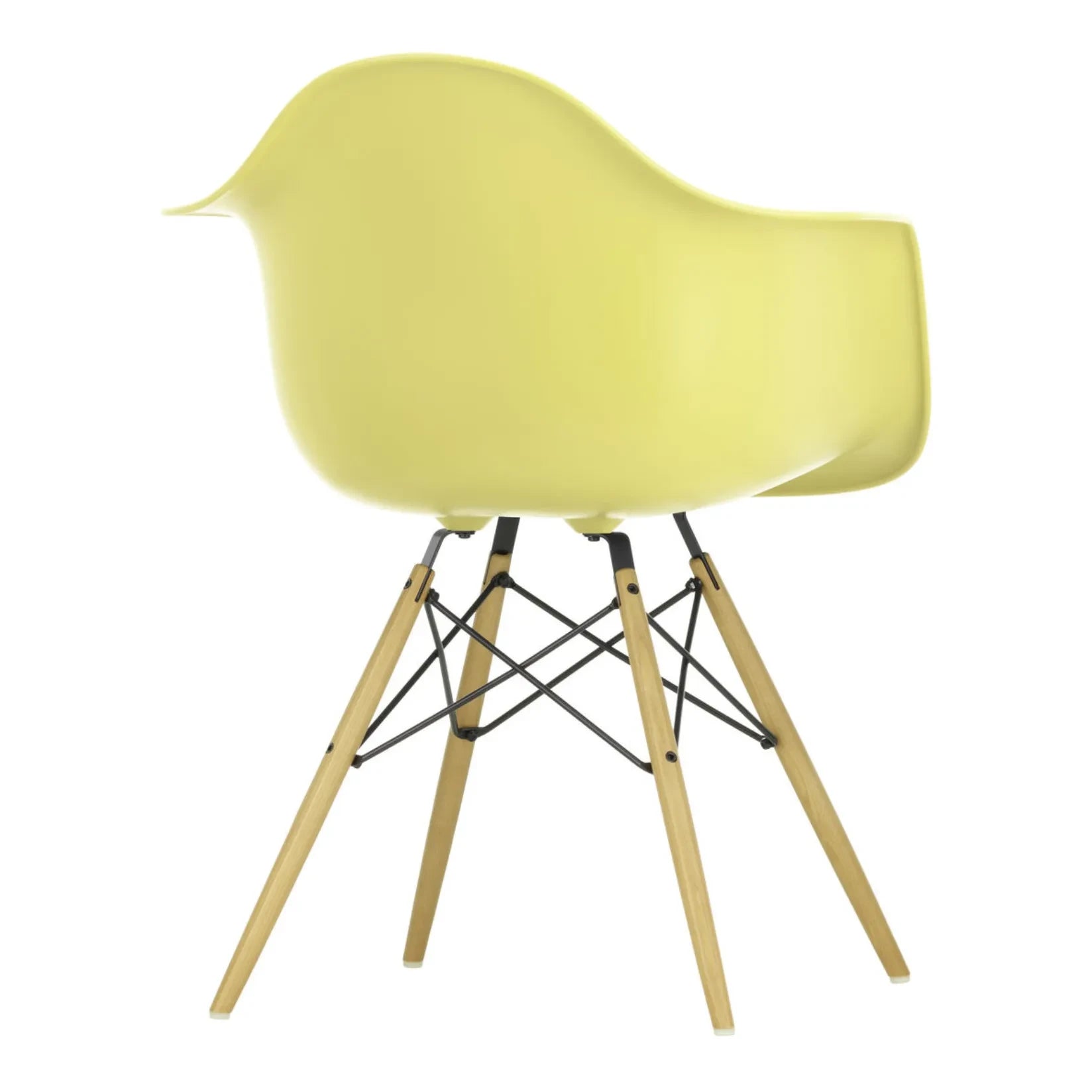 Vitra - DAW sandalye - akçaağaç taban - Charles & Ray Eames | Limon sarısı