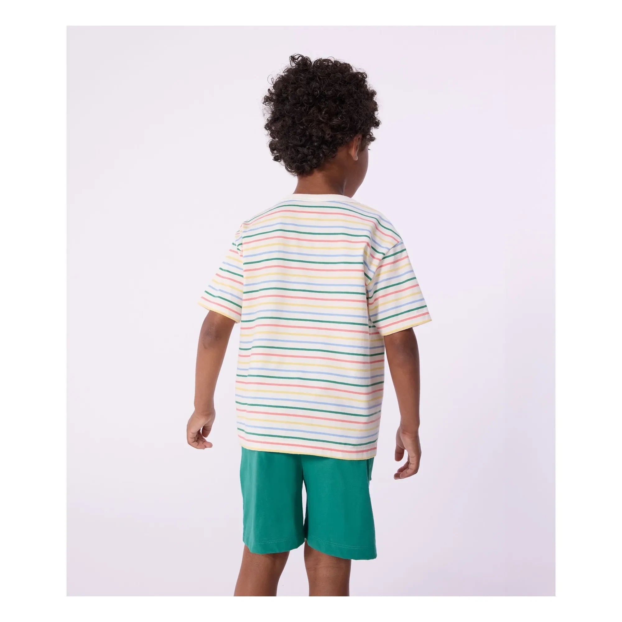 Petit Bateau – Gestreiftes T-Shirt | Gelb