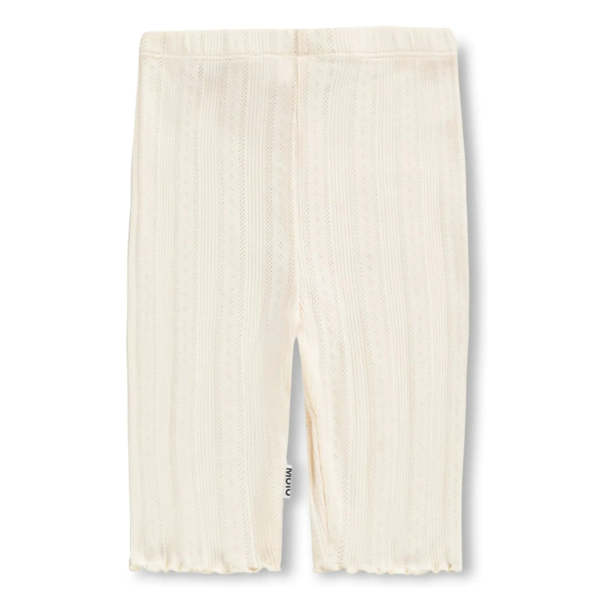 Molo - Noella Organic Cotton Short Leggings | Ivory