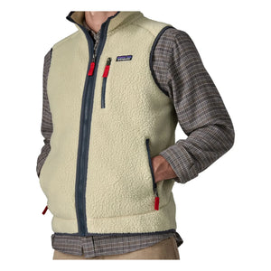 Patagonia – Retro Pile ärmellose Weste recycelte Fasern | Natur