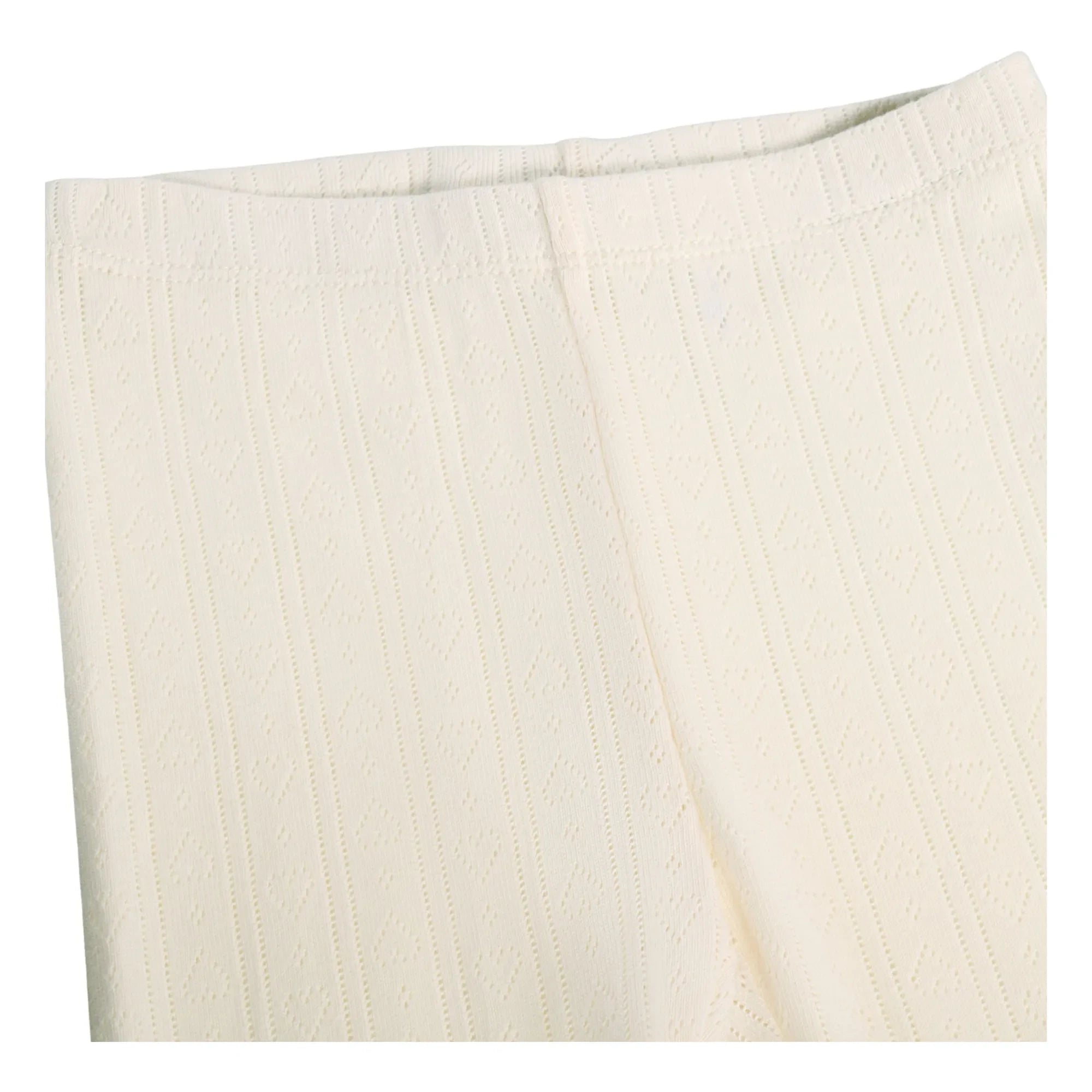 Molo - Sidse Leggings aus Bio-Baumwolle mit Rippbündchen | Elfenbein