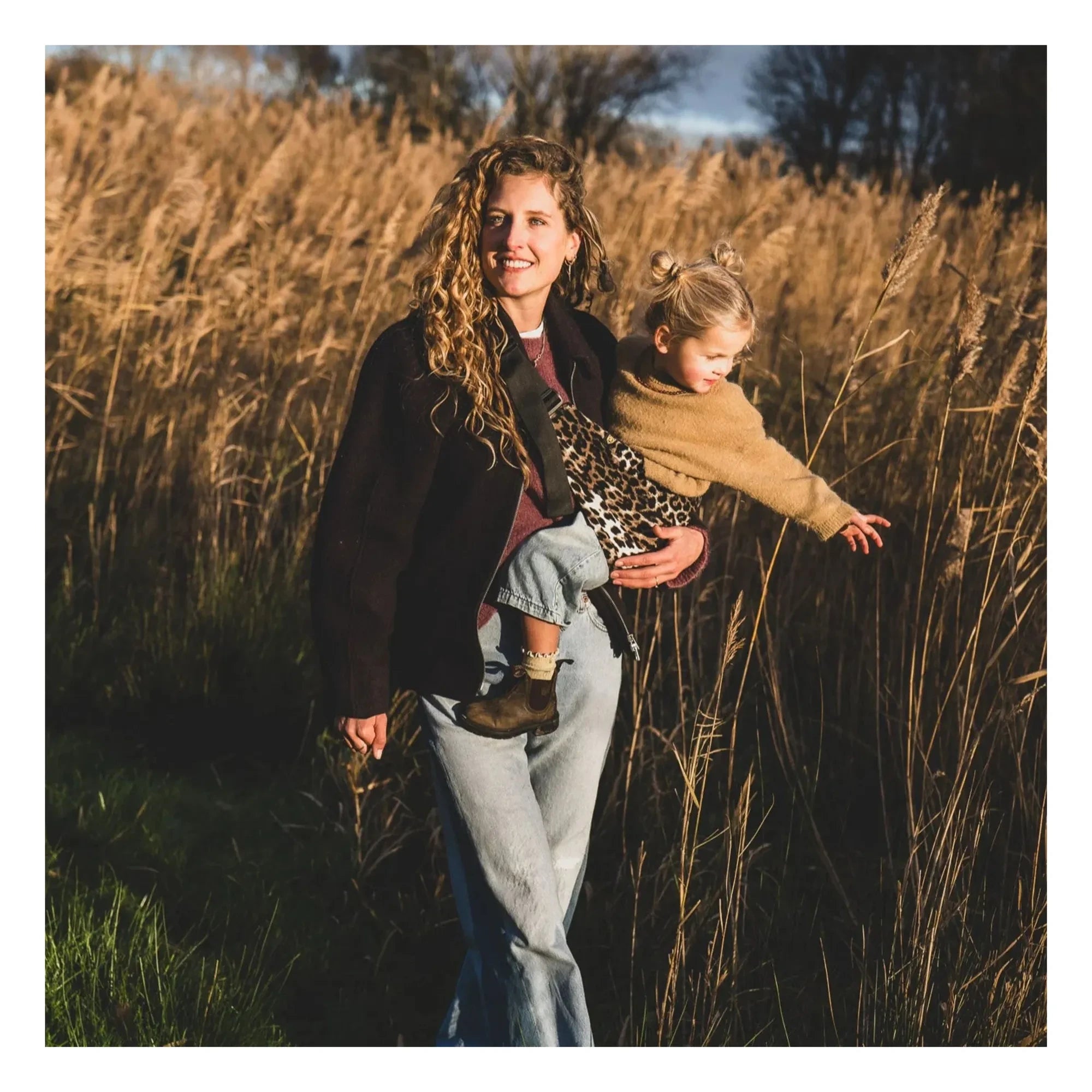 Wildride - Babytrage mit Leopardenmuster