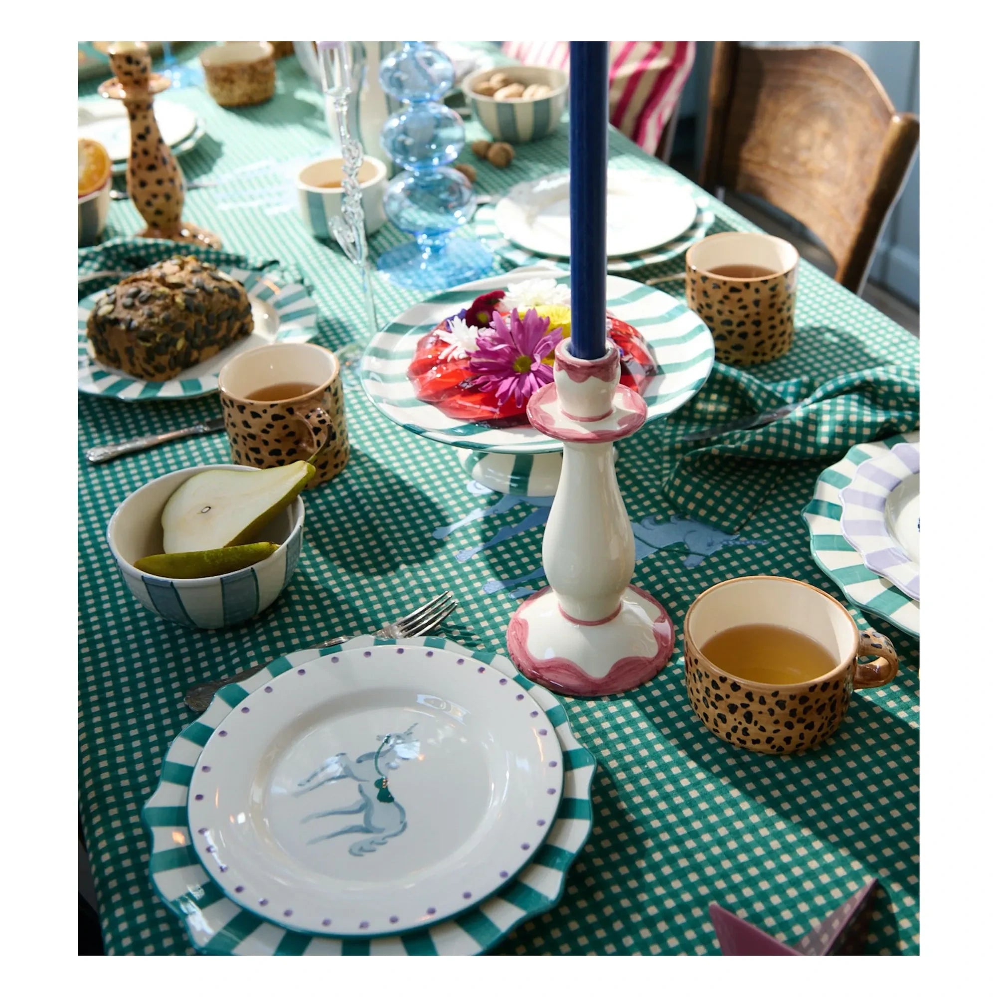 Anna + Nina - Radiant candlestick | White