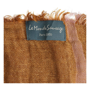 Le Monde Sauvage – Clyde Schal mit Kette | Senf