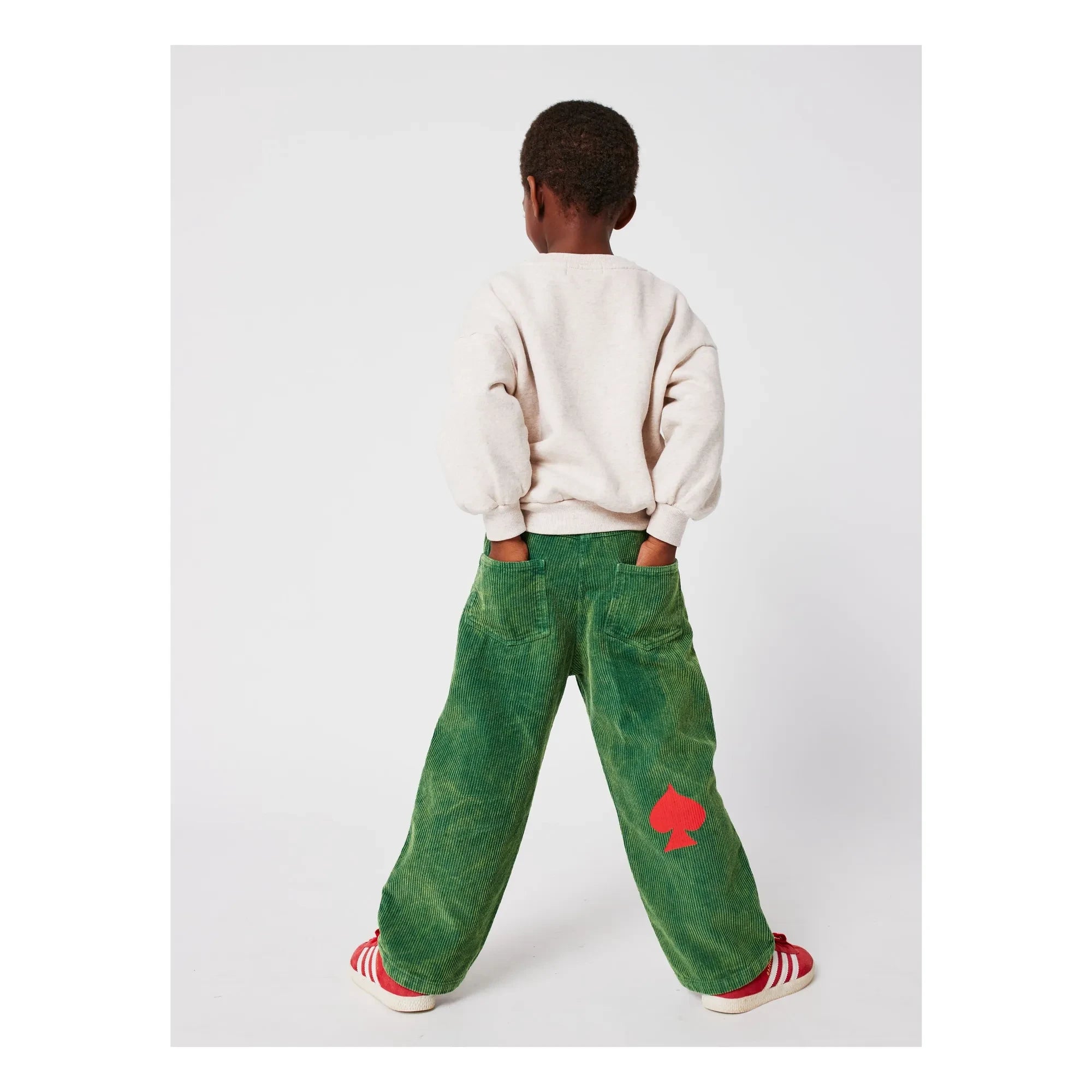 Bobo Choses - Chess Sweat Organik Pamuk | Heather beige