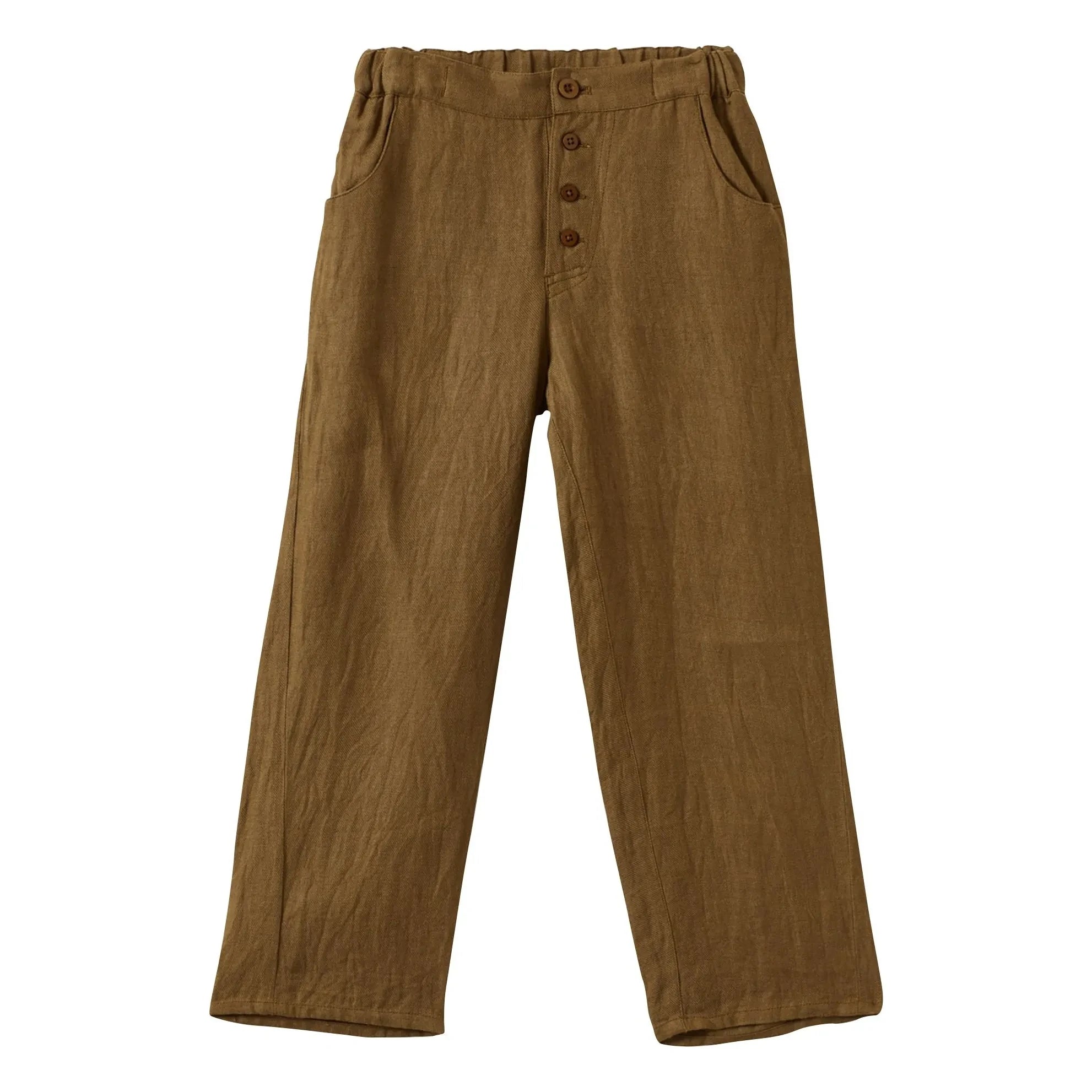 Caramel - Sullivan Linen Trousers | Brown