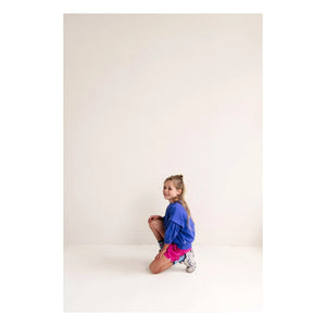 Jenest – Baloon Etoile Bio-Baumwoll-Sweatshirt | Kobalt