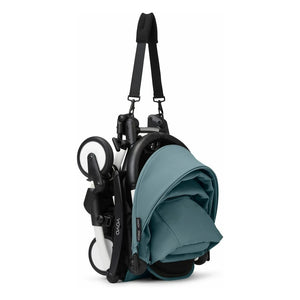 Stokke® - YOYO³ 0+ yenidoğan bebek arabası Beyaz çerçeve | Aqua