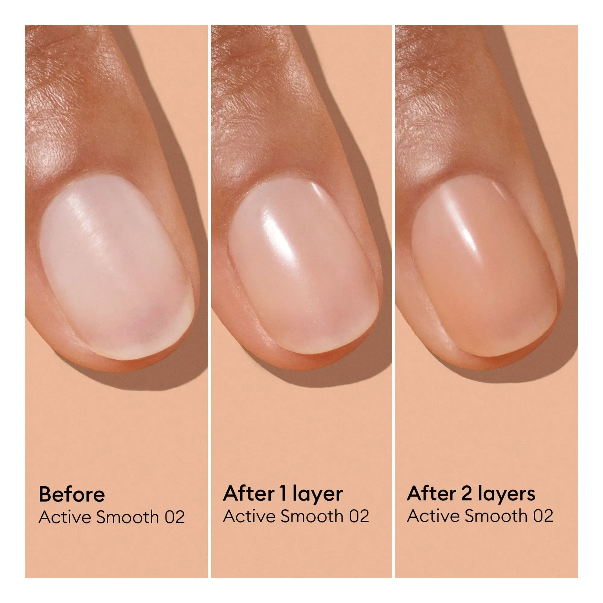 Manucurist - CC Polish Active Smooth 02 pflegender Nagellack, der die Nageloberfläche verschönert - 15 ml