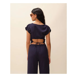Nitah - Leila Top | Navy Blue