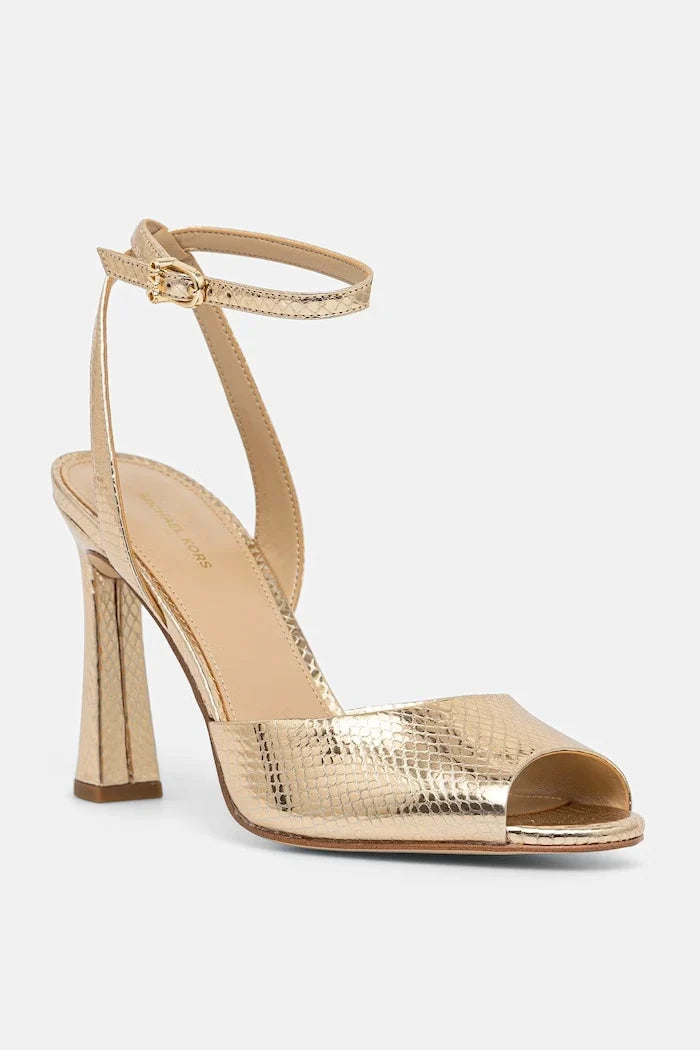 MICHAEL Michael Kors Rosie High Sandal Topuklu Deri Sandalet