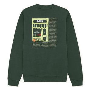 Les Deux - Sweat Café | Koyu yeşil