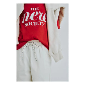 the new society - Maca Tişört | Kırmızı