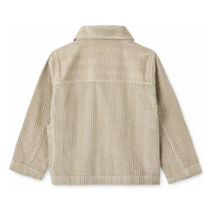 Liewood - Paule Organic Cotton Velvet Shirt Jacket | Beige