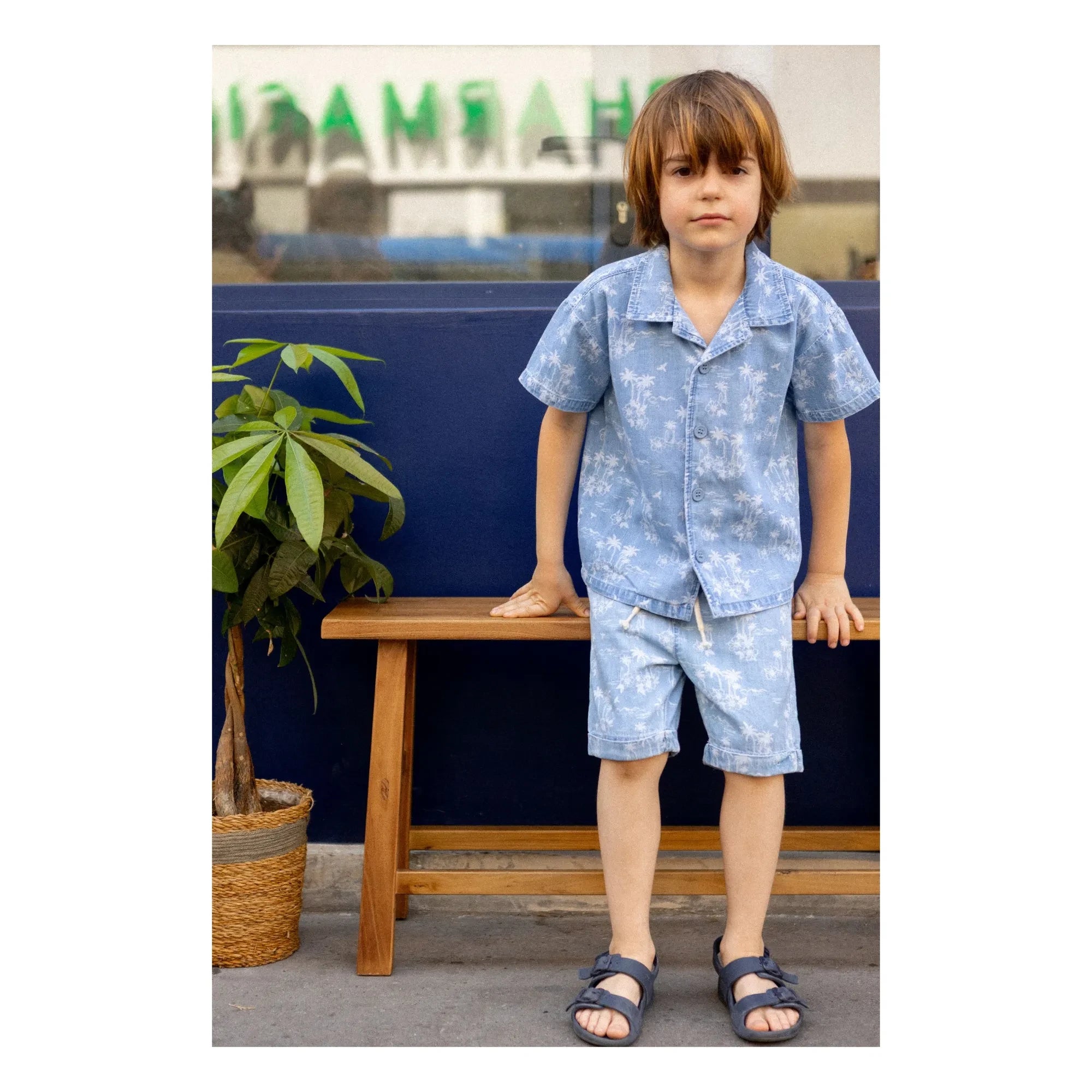 Louis Louise - Denim Bermuda Soho Hawaii | Açık Mavi