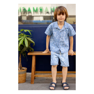 Louis Louise - Denim Bermuda Soho Hawaii | Açık Mavi