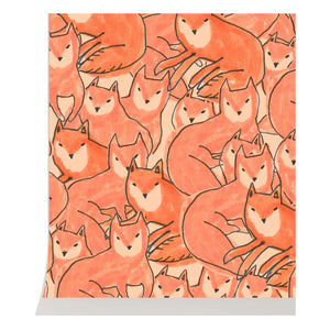 Season Paper - Fox Croud Tapete