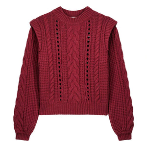 Louise Misha - Anika Laine kazak - Kadın koleksiyonu | Kırmızı