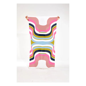 Mapoésie - Halo Beach Towel | Pink
