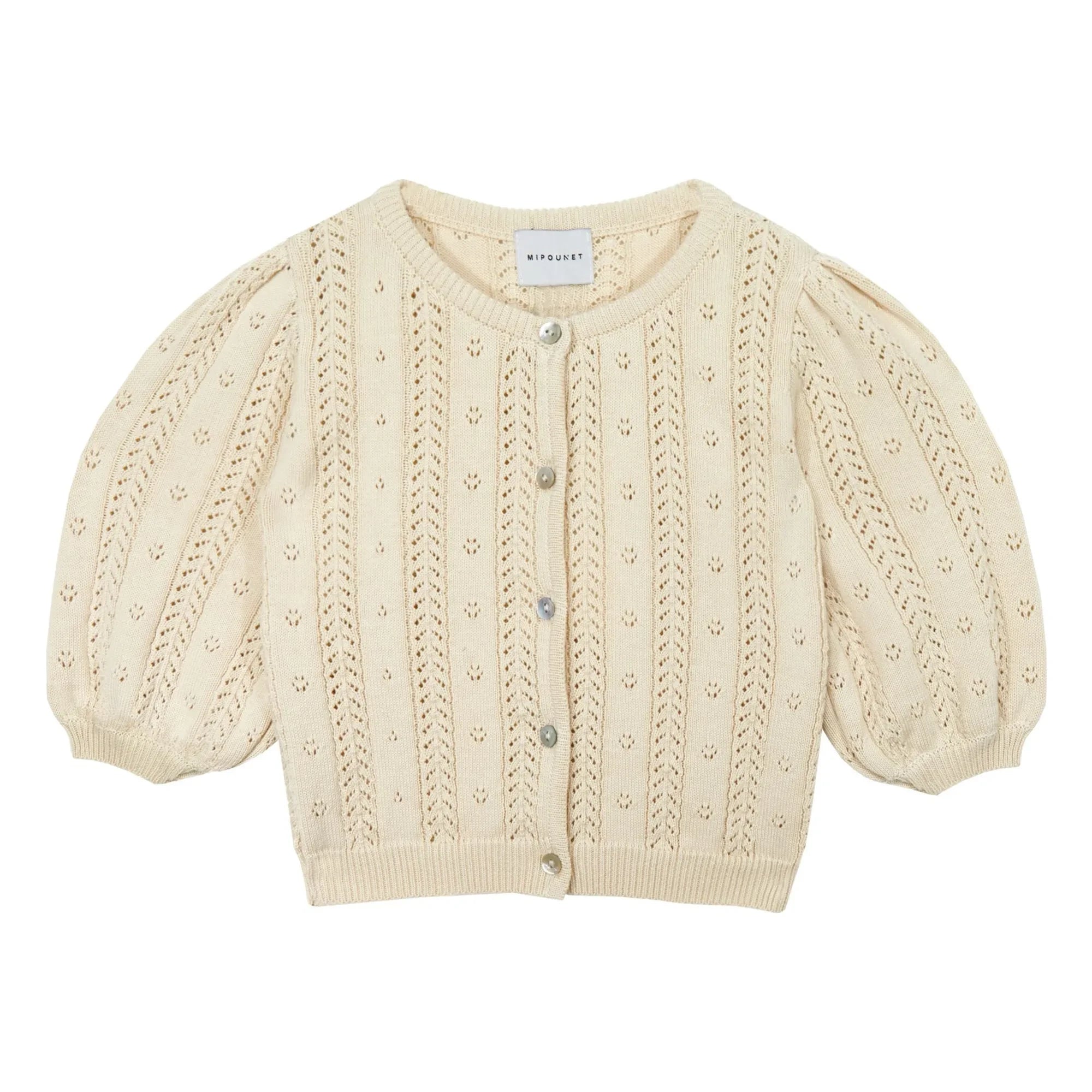 Mipounet - Nilda Strickjacke | Ecru