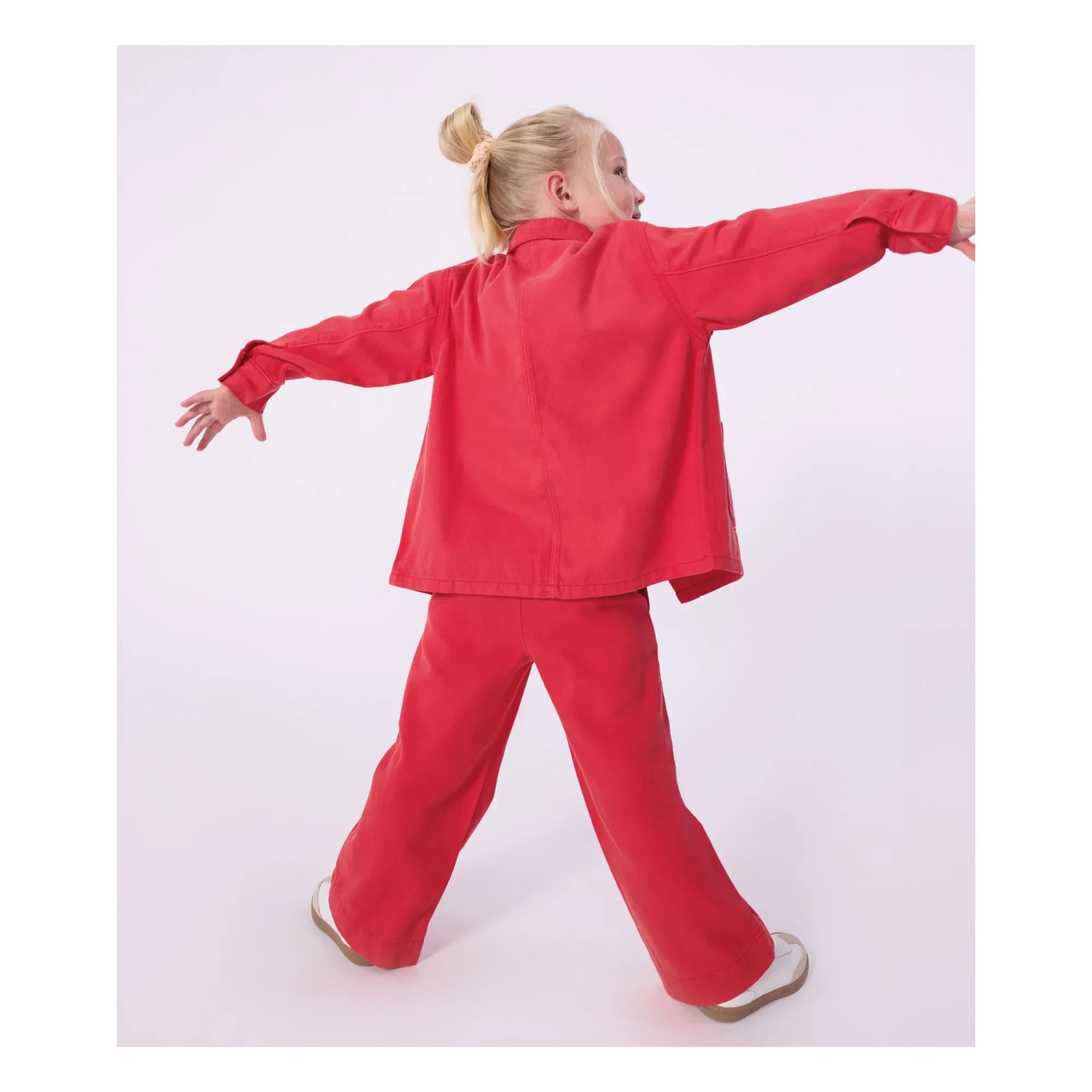 Petit Bateau - Denim Work Jacket | Vermillion
