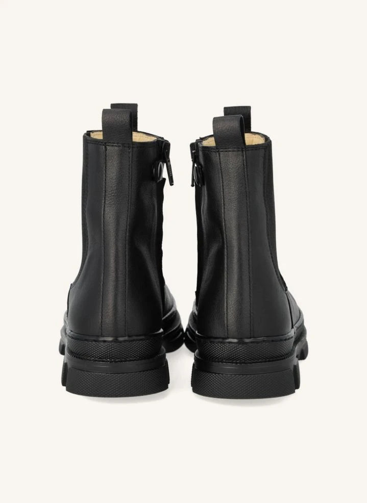 Angulus - Schwarze Leder-Chelsea-Boots | Schwarz