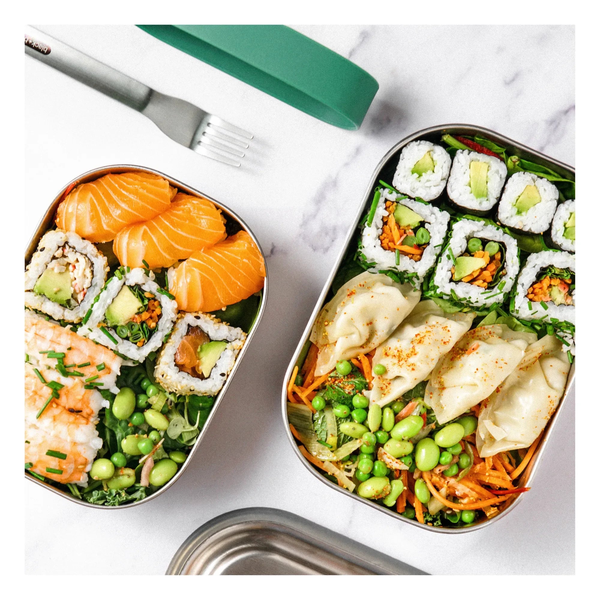 Black + Blum - Stainless Steel Lunch Box | Olive Green