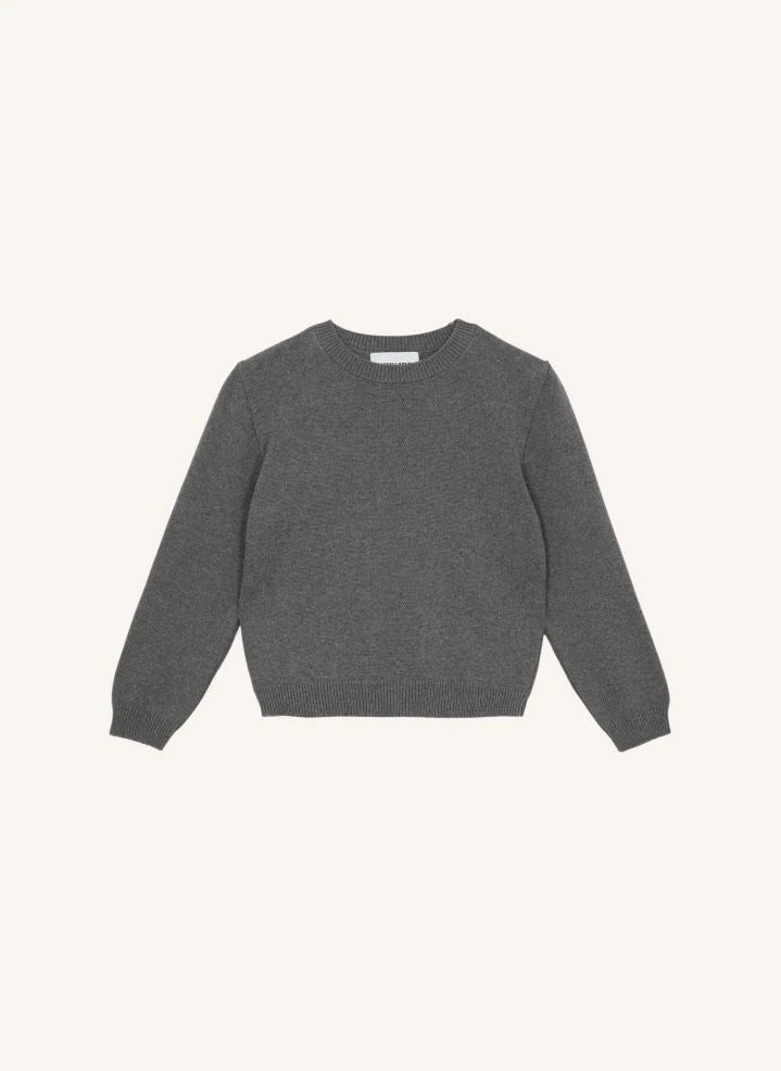 Smallable Kid - Cagnaby Organische Baumwolle Pullover | Grau Melange