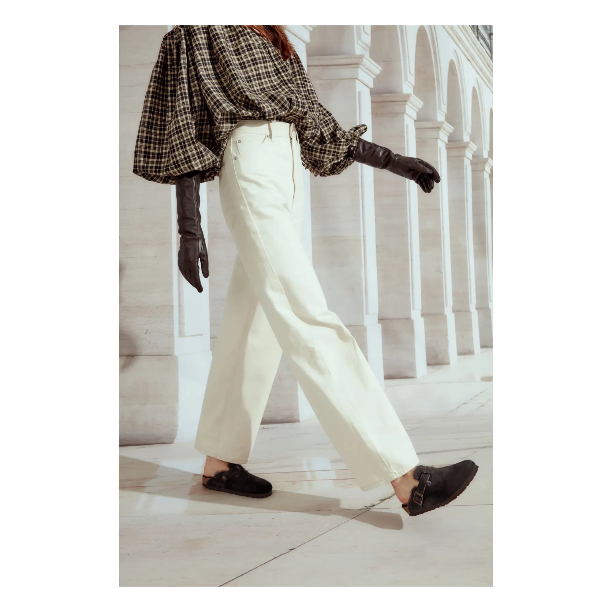 BIRKENSTOCK - Boston Terlikler Regular Fit | Kahverengi