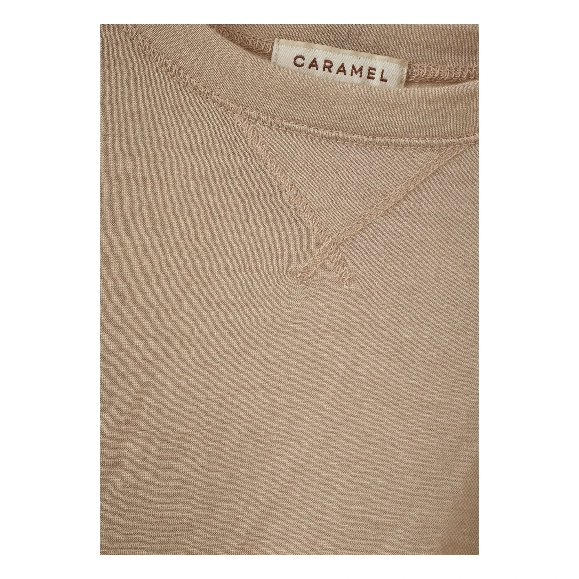 Caramel - Kezar Tencel Tişört | Bej