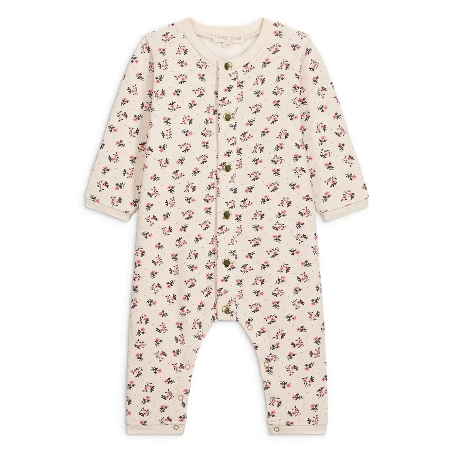 Louise Misha - Hélène Organic Cotton Romper | Cream