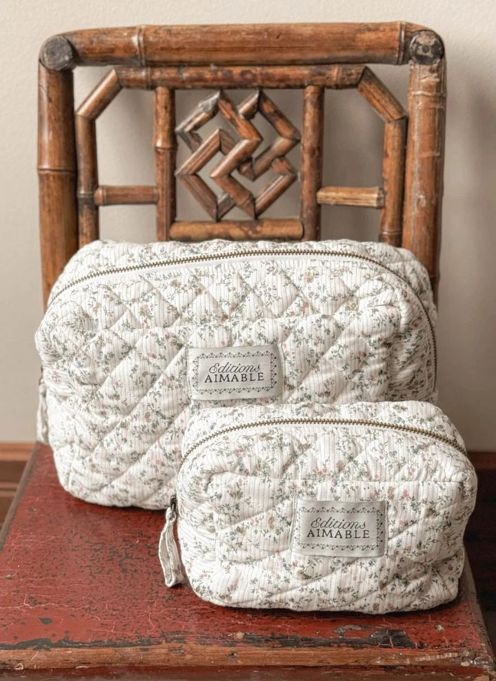 Editions Aimable - Tuscany cosmetic bag | Bouquet Gauze
