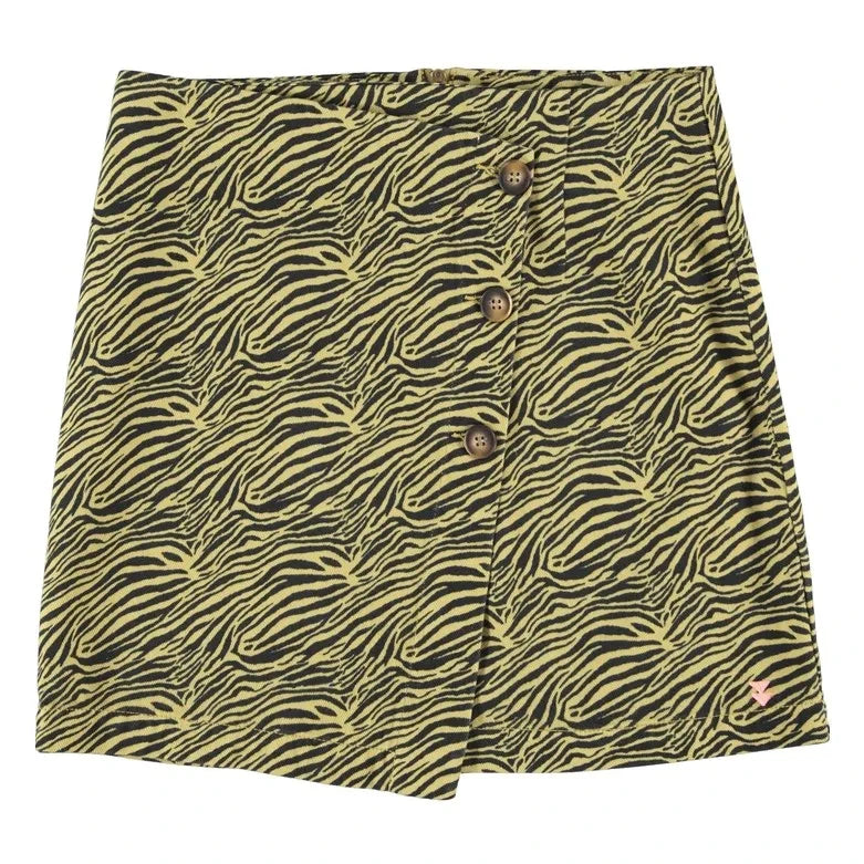 Sisters Department - Cotton Zebra Skirt | Yellow