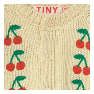 Tinycottons - Cerises Hırka | Soluk Sarı