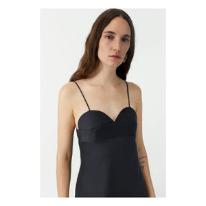 Cordera - Sweetheart Neckline Dress | Black