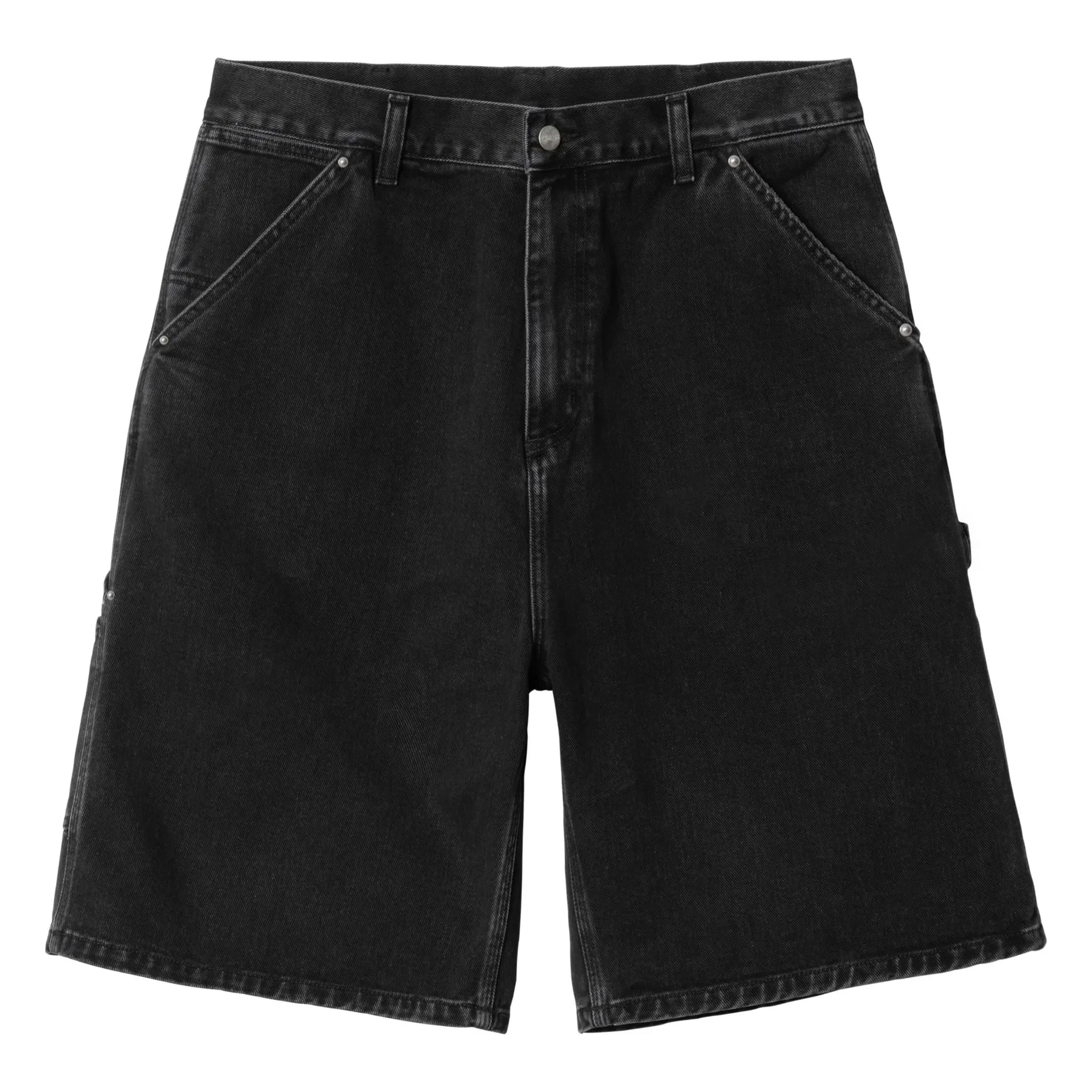 Carhartt WIP - Organik Pamuk Rivet Şort | Siyah