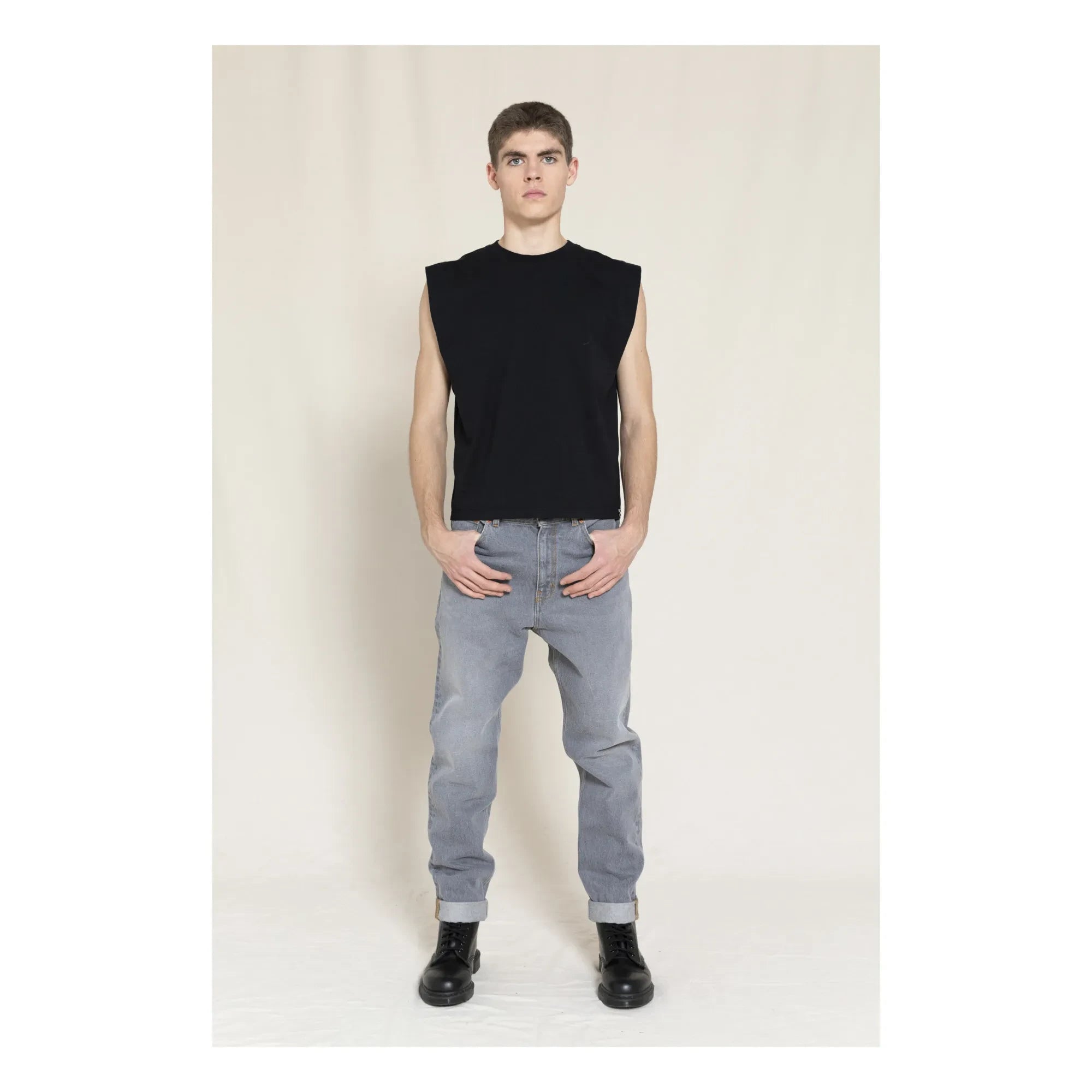 Finger in the nose - Ollibis Bol Jean | Denim gri