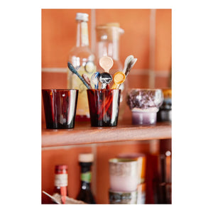 HKliving - Taş çömlek kaşıklar - 4'lü set